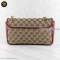 Gucci GG Marmont Small Matelasse Canvas Shoulder Bag Beige 443497