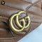 Gucci GG Marmont Super Mini Leather Crossbody Bag Brown แบรนด์เนมมือสอง