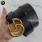 Gucci GG Marmont wide belt with shiny buckle