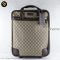 Gucci GG Supreme Suitcase Travel Bag Beige Canvas
