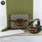 Gucci Horsebit 1955 GG Supreme Canvas Mini Bag Beige Ebony