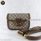 Gucci Horsebit 1955 GG Supreme Canvas Mini Bag Beige Ebony