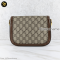 Gucci Horsebit 1955 GG Supreme Canvas Mini Bag Beige Ebony