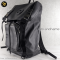 Gucci Large Black Interlocking Backpack Canvas แบรนด์เนมมือสอง