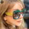 Gucci Multicolor Gradient GG0102S Pop Glitter Iconic Oversize Square Sunglasses