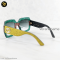 Gucci Multicolor Gradient GG0102S Pop Glitter Iconic Oversize Square Sunglasses
