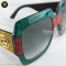 Gucci Multicolor Gradient GG0102S Pop Glitter Iconic Oversize Square Sunglasses