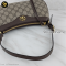 Gucci Ophidia embellished textured leather-trimmed printed coated-canvas shoulder bag