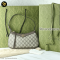 Gucci Ophidia embellished textured leather-trimmed printed coated-canvas shoulder bag