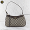 Gucci Ophidia embellished textured leather-trimmed printed coated-canvas shoulder bag