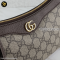 Gucci Ophidia embellished textured leather-trimmed printed coated-canvas shoulder bag