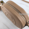 Gucci Soho 747779 Shoulder Bag Leather Beige Women's