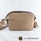 Used Gucci Soho Small Disco Leather Shoulder Bag Beige 308364 Calf เบจ GHW