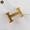 Hermes Buckle+Belt 1.5 Togo สีน้ำตาล เข็ดขัดผู้ชาย แบรนด์เนม มือสองของแท้