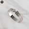 Hermes Clic Clac H bracelet PM Steel SHW / เทา