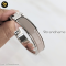 Hermes Clic Clac H bracelet PM Steel SHW / เทา