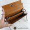 Hermes Kelly Cut Gold Wallet