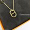 Hermes	O Maillon Chaine d'Ancre Necklace GP Swift