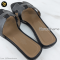 Hermes Shoes Slippers Swift Black แบรนด์เนมมือสอง