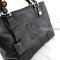 Loewe  Amazona Anagram Tote Bag Handbag Leather Black