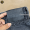 Loewe Anagram baggy jeans in denim black