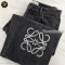 Loewe Anagram baggy jeans in denim black