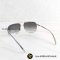 Louis Vuitton  Attitude Pilot Z0657U Sunglasses Metal Blue Silver