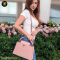 Louis Vuitton Capucines BB handbag in pink grained leather แบรนด์เนมมือสอง