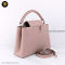 Louis Vuitton Capucines BB handbag in pink grained leather แบรนด์เนมมือสอง