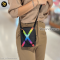 Louis Vuitton Danube Messenger M30332 Noir Taiga Rainbow - Shoulder Bag Taiga