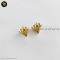 Louis Vuitton Earrings Essential V M68153 Metal Stud Earrings Gold	GHW