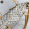 Louis Vuitton	Evora MM Damier Azur แบรนด์เนมมือสอง