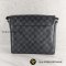 Louis Vuitton Graphite Damier & Blue-Strap 'District' Messenger Bag N42420