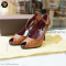 Louis Vuitton Leather wall Street Pumps Brown