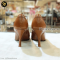 Louis Vuitton Leather wall Street Pumps Brown