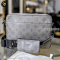 Louis Vuitton Monogram Shadow Duo Messenger Shoulder Bag แบรนด์เนมมือสอง