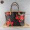 Louis Vuitton Neverfull MM Rose M48613 Canvas