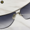 Louis Vuitton Possession Z0267U Silver Black Metal Pilot Sunglasses Damier