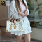 Louis Vuitton Speedy Multicolor White Canvas