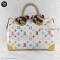 Louis Vuitton Speedy Multicolor White Canvas