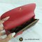 Louis Vuitton Emilie Wallet Damier Ebene Canvas Rouge