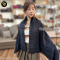 Louis Vuitton	Monogram Shawl soft silk-and-wool