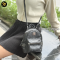 MCM Stark Side Studs Backpack in Visetos	Calf	black แบรนด์เนมมือสองของแท้