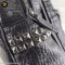 MCM Stark Side Studs Backpack in Visetos_Calf แบรน์เนมมือสองของแท้