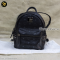 MCM Stark Side Studs Backpack in Visetos Calf black