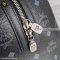 MCM Boston Bag Black Calf Visetos/ดำ แบรนด์เนมมือสอง 