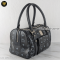 MCM Boston Bag Black Calf Visetos/ดำ แบรนด์เนมมือสอง 