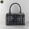 MCM Boston Bag Black Calf Visetos/ดำ แบรนด์เนมมือสอง 