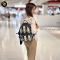 MCM Striped Visetos Stark Backpack Black