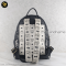 MCM Striped Visetos Stark Backpack Black